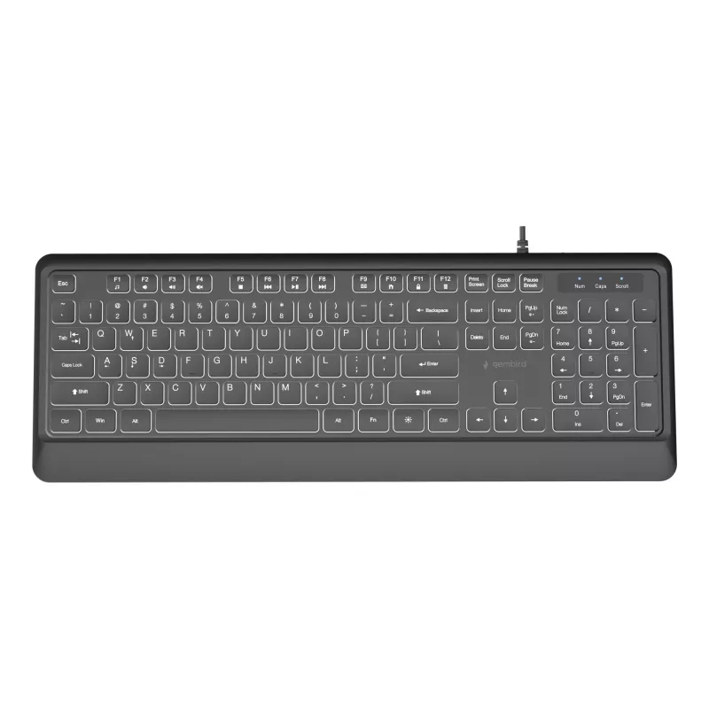 Πληκτρολόγιο multimedia USB ENG/ΜΑΥΡΟ KB-UML-04 Gembird