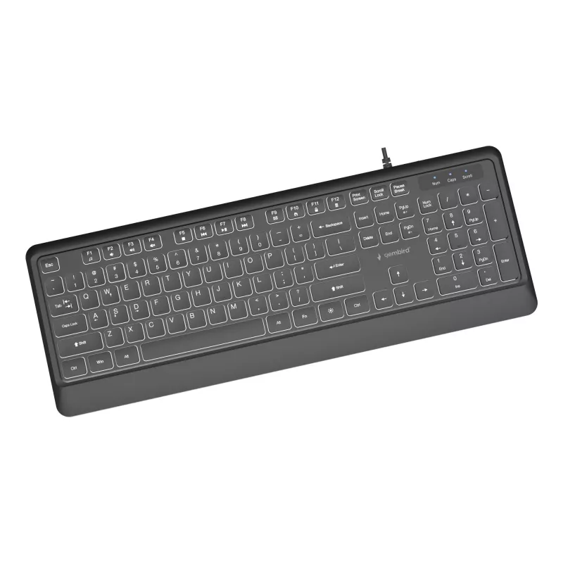 Πληκτρολόγιο multimedia USB ENG/ΜΑΥΡΟ KB-UML-04 Gembird