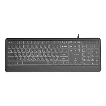 Πληκτρολόγιο multimedia USB ΚΥΡΙΛΛΙΚΟ/μαύρο KB-UML-04-CYRL Gembird