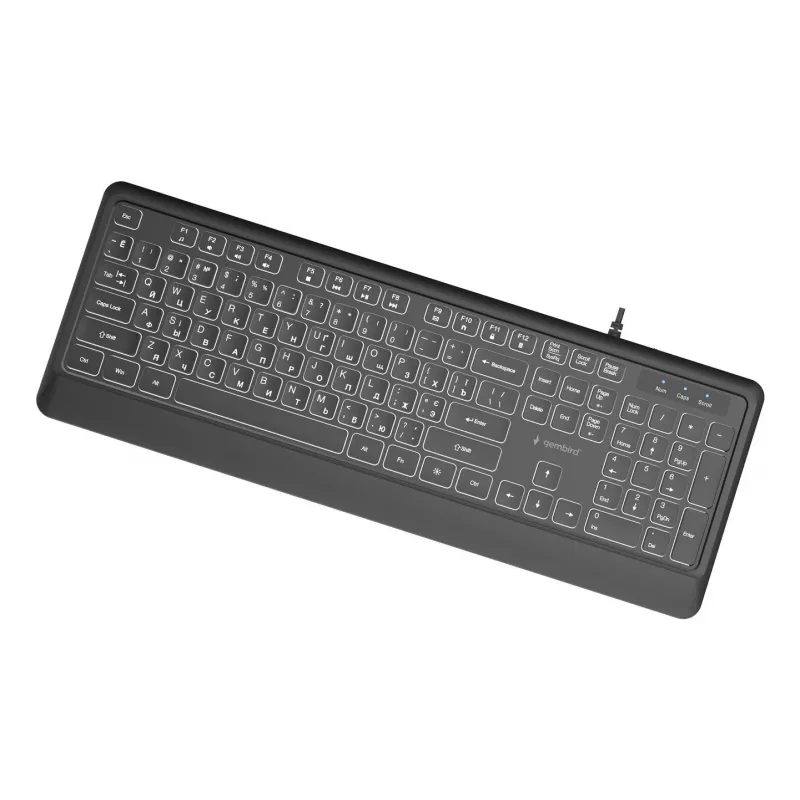 Πληκτρολόγιο multimedia USB ΚΥΡΙΛΛΙΚΟ/μαύρο KB-UML-04-CYRL Gembird