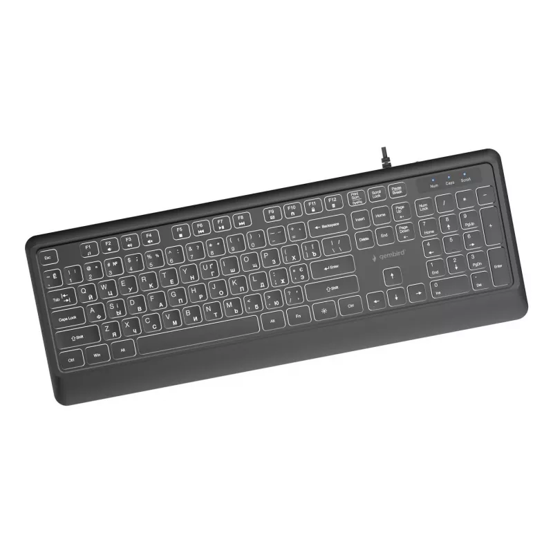 Πληκτρολόγιο multimedia USB ΚΥΡΙΛΛΙΚΟ/μαύρο KB-UML-04-CYRL Gembird