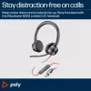 HP Poly Blackwire 8225 Stereo USB-C ακουστικά +USB-C/A adapter
