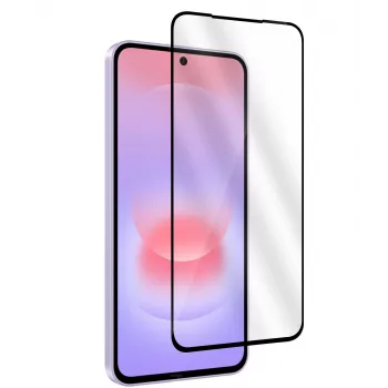 eSTUFF Samsung Galaxy A37 πλήρης κάλυψη προστατευτικό γυαλί οθόνης. Titan Shield διαφανής προστασία οθόνης 1 τεμάχιο