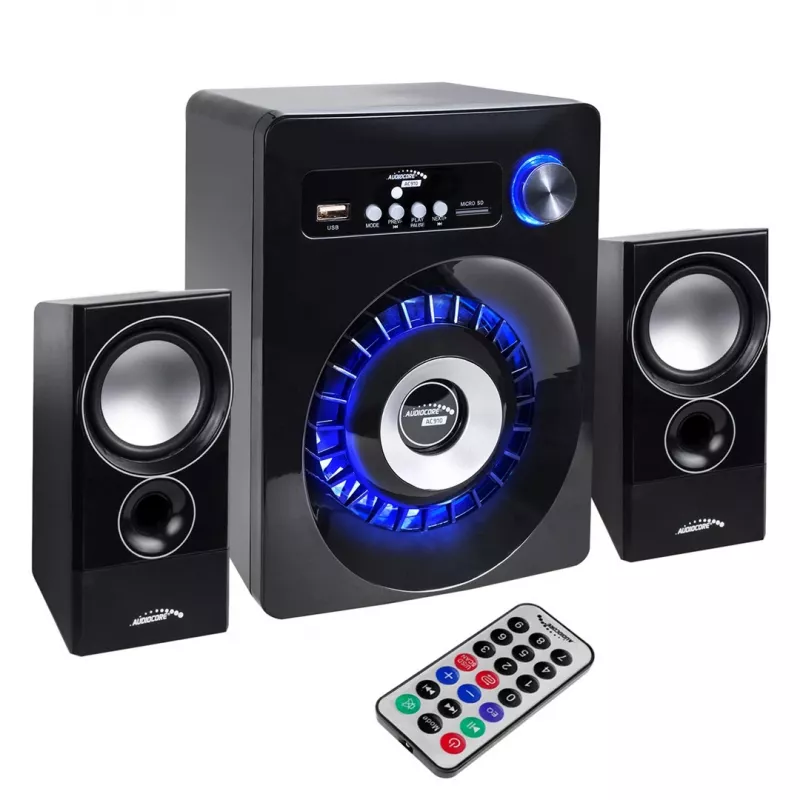 Audiocore AC910 σετ ηχείων 10 W PC / Laptop μαύρο Bluetooth