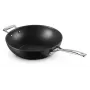 Le Creuset Toughened Non-Stick Wok 30 cm μαύρο/ασημί