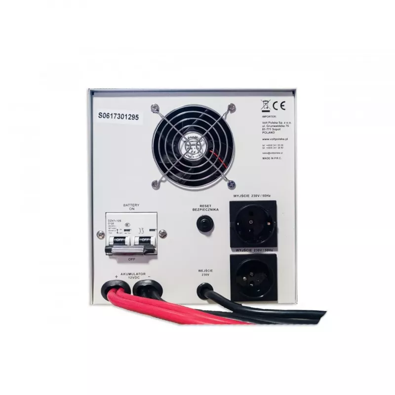 Volt Polska Αδιάλειπτη παροχή ισχύος Sinus Pro 2200 E 12/230V