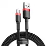 Baseus Cafule USB-C-Καλώδιο 2 A 3 m (Μαύρο+Κόκκινο)