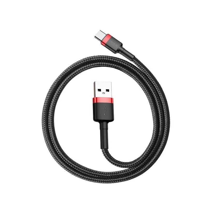 Baseus Cafule USB-C-Καλώδιο 2 A 3 m (Μαύρο+Κόκκινο)