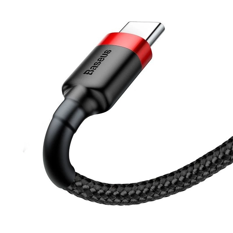 Baseus Cafule USB-C-Καλώδιο 2 A 3 m (Μαύρο+Κόκκινο)