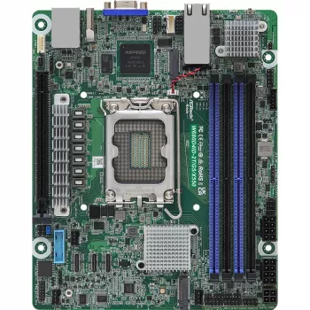 ASRock W680D4ID-2T/G5/X550 μητρική Mini-DTX, LGA 1700, Intel W680, DDR5, 10GbE, IPMI