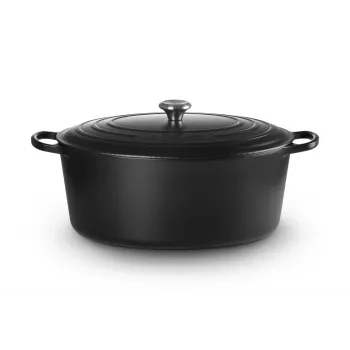 Le Creuset Signature 13,9 L Οβάλ Μαύρο