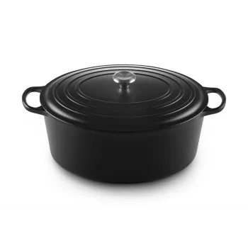 Le Creuset Signature 13,9 L Οβάλ Μαύρο