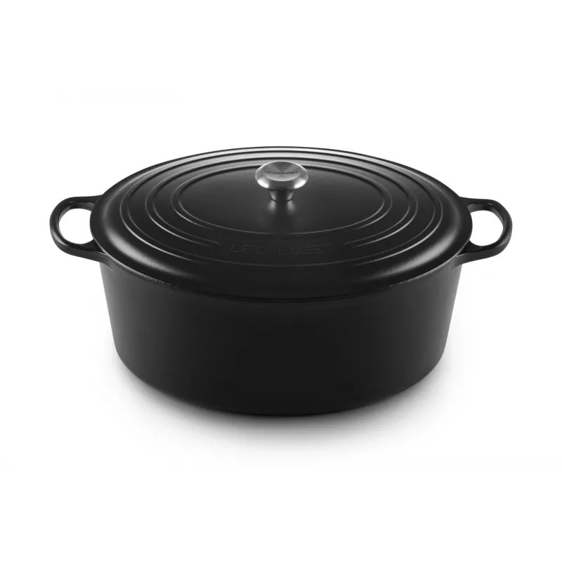 Le Creuset Signature 13,9 L Οβάλ Μαύρο