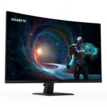 GIGABYTE GS32QCA 31,5 QHD Curved Gaming-Monitor - 2560 x 1440, 180 Hz, 1 ms, 250 cd/m², FreeSync, HDR Ready, HDMI 2.0, Displayport 1.4