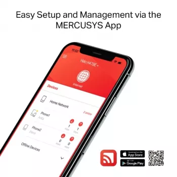 MERCUSYS Halo H47BE, σύστημα Halo Mesh Wi-Fi 7, συσκευασία 2 τεμ.