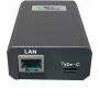 Microconnect POEINJ-25W-USBC - Gigabit Ethernet - 1000 Mbit/s - IEEE 802.3,IEEE 802.3ab,IEEE 802.3u - Cat5,Cat5e,Cat6,Cat6a - 100 m - μαύρο (POEINJ-25W-USBC)