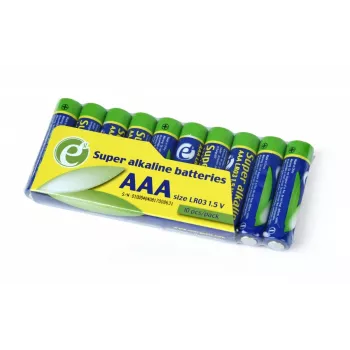 GEMBIRD Super Alkaline Μπαταρίες AAA Συσκευασία 10 τεμ.