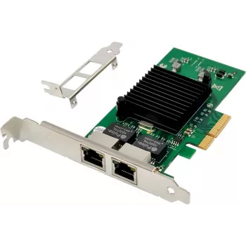 MicroConnect Κάρτα δικτύου PCIe x1 Intel 82576 Dual-RJ45 (MC-PCIEX4-82576-D)