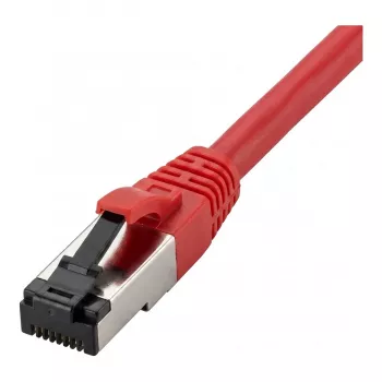 Synergy21 Καλώδιο δικτύου RJ45, CAT8.1 2000MHz, 2m, Κόκκινο, S-STP(S/FTP), TPE/LSZH(SuperFlex), AWG26,