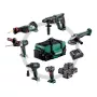 METABO Σετ COMBO 18V 6.1 (SB18LTX +SSW18LTX300BL +KH18LTX24 +W18L9-125QUICK +SSEP18LT +ULA) 4x4,0Ah Τσάντα