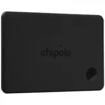 Chipolo CARD – Ασύρματος, επαναφορτιζόμενος, λεπτός Bluetooth tracker για iOS & Android, Ανθρακί