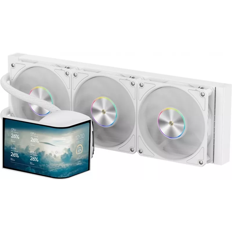 Υγρή ψύξη Krux HydroArc 360 White (KRXE011)