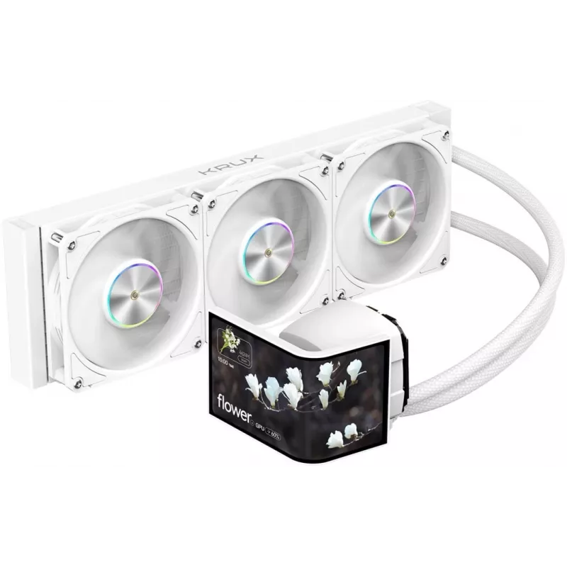 Υγρή ψύξη Krux HydroArc 360 White (KRXE011)