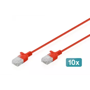 Digitus DK-1618-010S-R-10 Καλώδιο Ethernet Patch Κόκκινο