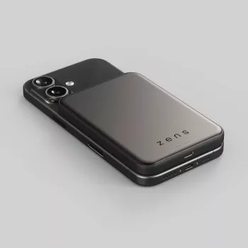 ZENS Pro 2 Semi Solid State Powerbank - Μαγνητικό powerbank 10000 mAh συμβατό με MagSafe και Qi2.2 25W (μαύρο)