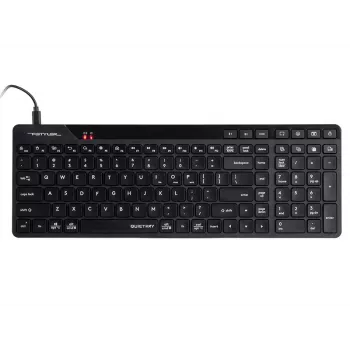 A4Tech Fstyler FBK27C AS 2,4GHz+BT Αθόρυβο πληκτρολόγιο, μαύρο