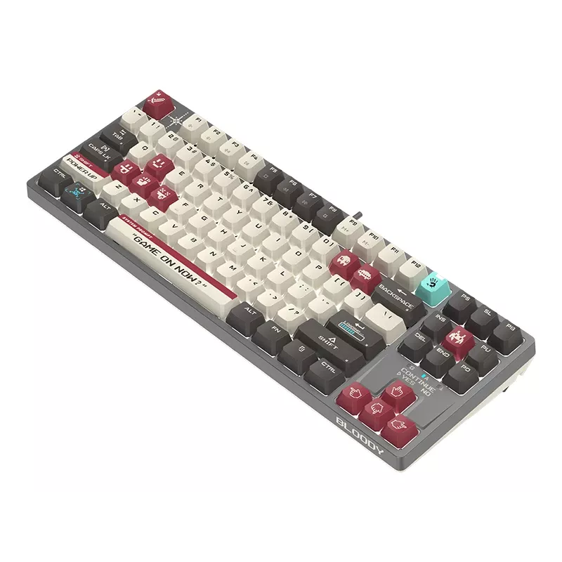 A4Tech 47736 Bloody S87 Pixels Κόκκινο USB (BLMS RED Plus Switches)