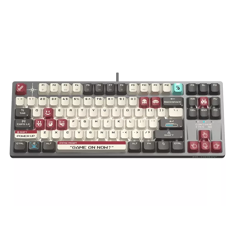 A4Tech 47736 Bloody S87 Pixels Κόκκινο USB (BLMS RED Plus Switches)