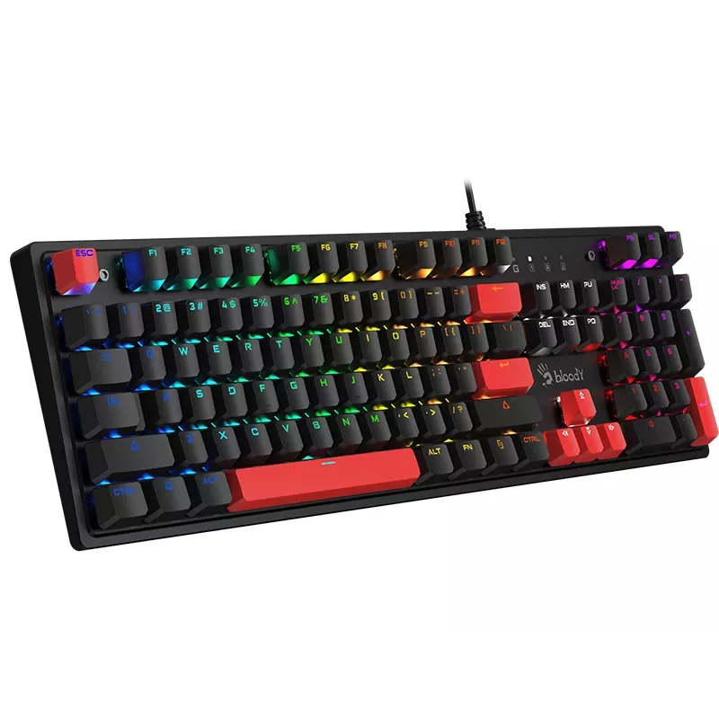 A4Tech 47737 Bloody S520N Fire Μαύρο (BLMS RED Plus Switch)