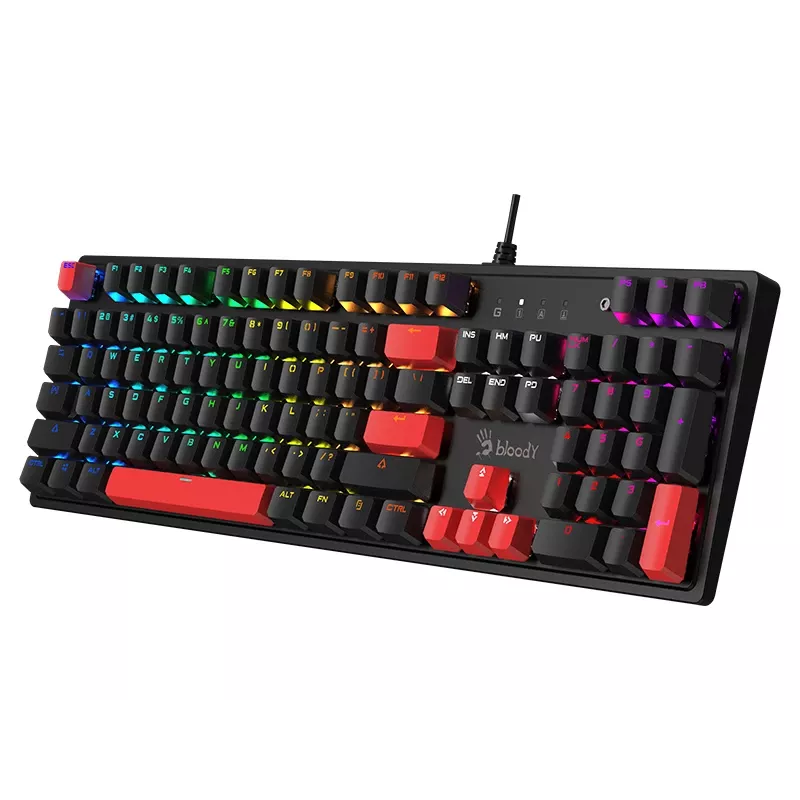 A4Tech 47737 Bloody S520N Fire Μαύρο (BLMS RED Plus Switch)