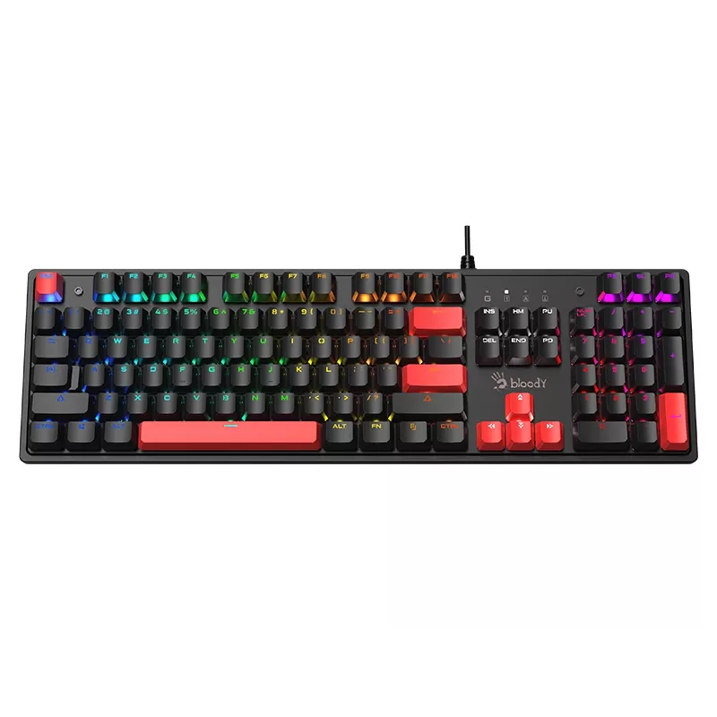 A4Tech 47737 Bloody S520N Fire Μαύρο (BLMS RED Plus Switch)