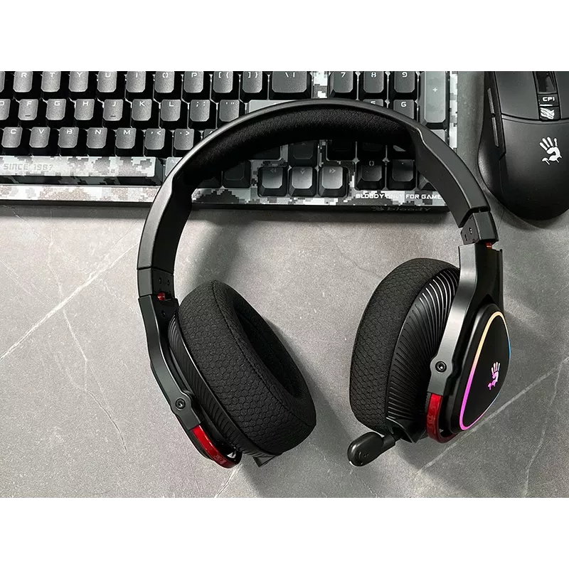 A4Tech 47751 Bloody MR710 RGB Gaming Wireless Headset, Μαύρο