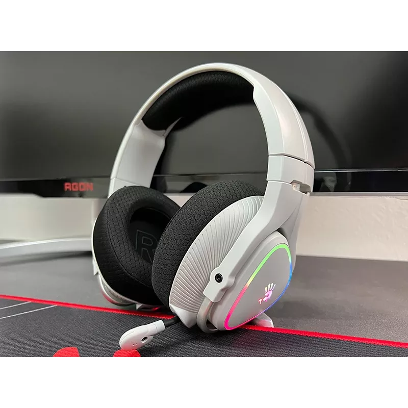 A4Tech 47752 Bloody MR710 RGB Gaming Wireless Headset, Γκρι