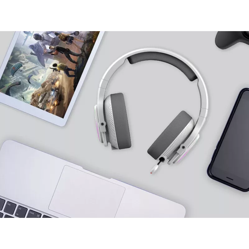 A4Tech 47752 Bloody MR710 RGB Gaming Wireless Headset, Γκρι