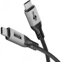 Goobay Καλώδιο USB-C, USB4 Version 2.0, 1 m, Μαύρο, Ασημί (74775)