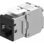 Goobay Keystone Module RJ45 CAT 6A, STP, λεπτό, μαύρο (77943)