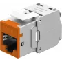 Goobay Keystone Module RJ45 CAT 6A, STP, λεπτό, πορτοκαλί (77947)