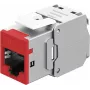 Goobay Keystone Module RJ45 CAT 6A, STP, λεπτό, κόκκινο (77948)