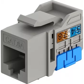 Goobay Keystone Module RJ45 CAT 6A, UTP, λεπτό & Short (77951)