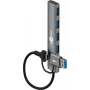Goobay 2in1 λεπτό 4-Port USB Hub, 5 Gbit/s (79149)
