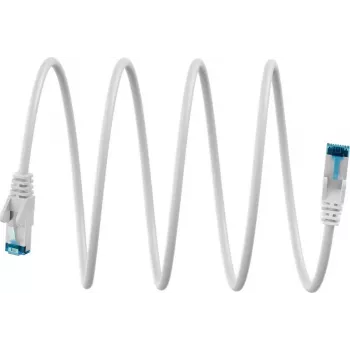 Goobay Ultra-Flexibles CAT 6A Patchkabel S/FTP (PiMF), λευκό (79417)
