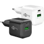 Goobay 20 W USB-C PD GaN Dual-Fast Charger Nano λευκό (79621)
