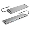 USB3.2 Dockingstation USB-C, 12 θύρες, PD
