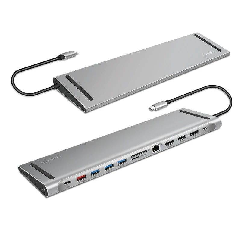 USB3.2 Dockingstation USB-C, 12 θύρες, PD