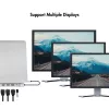 USB3.2 Dockingstation USB-C, 12 θύρες, PD