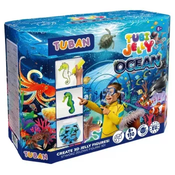 Tubi Jelly Ocean Σετ – μεγάλο ενυδρείο, 8 χρώματα
